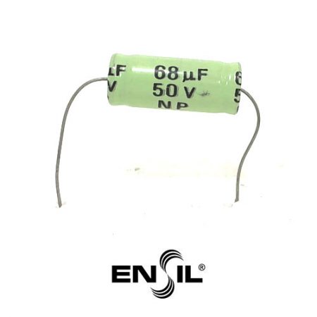 68 uF 50V Bi-Polar Axl