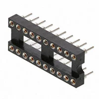 20 (2 x 10) Pos DIP, 0.3" (7.62mm) Row Spacing Socket Gold Through Hole